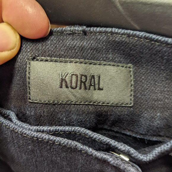 Koral Jeans Roberts Grey SZ 26 Waist Wrap - Picture 2 of 3